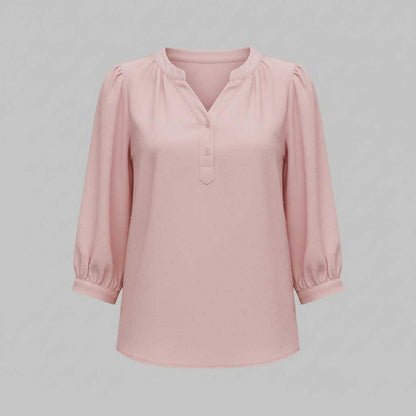 Silk Patchwork Blouse | Women's Versatile Summer Top